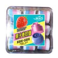 集利果汁卷軟糖草莓味+藍莓味165g