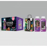 發(fā)財(cái)雨菓然相遇益生菌發(fā)酵藍(lán)莓&樹莓復(fù)合果汁飲料460mlX15