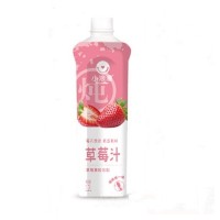 小浪漫燉草莓汁草莓果粒飲料1.2L