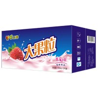 快樂田野大果粒草莓乳味飲品