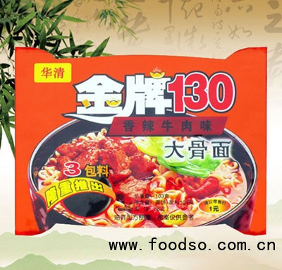 華清金牌130香辣牛肉味