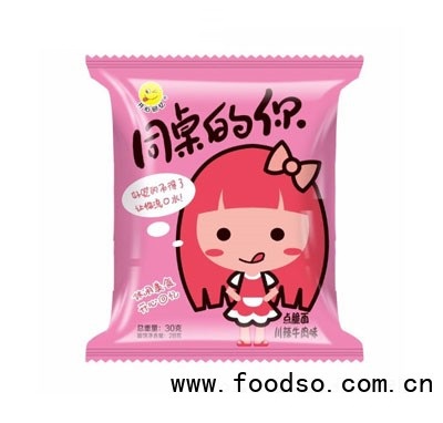 開(kāi)心回憶點(diǎn)脆面-川辣牛肉味