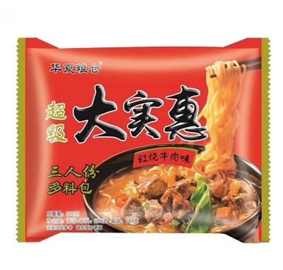 華夏糧倉大實(shí)惠紅燒牛肉面