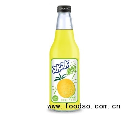 冰冰果汽菠蘿果汁汽水飲料碳酸飲料夏季飲料