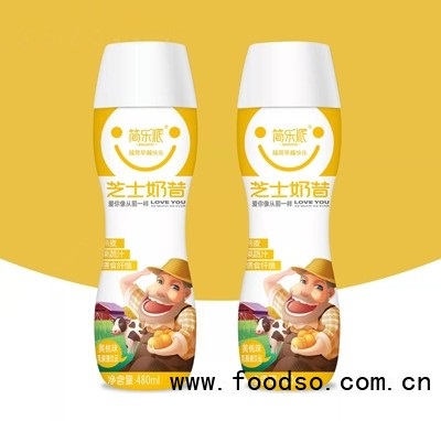簡樂派芝士奶昔黃桃味乳酸
