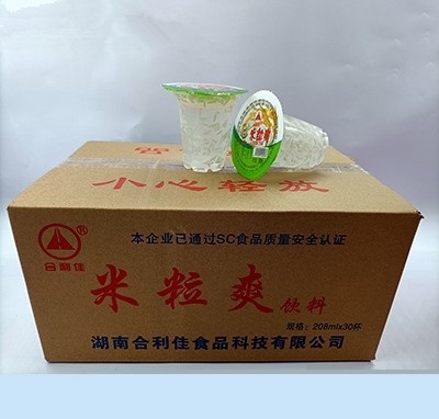 合利佳米粒爽飲料208ml×30杯