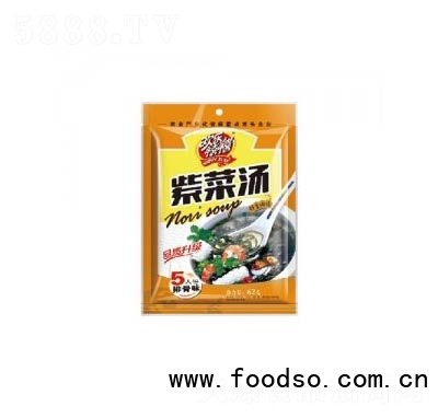 歡樂禧禧紫菜湯排骨味即沖