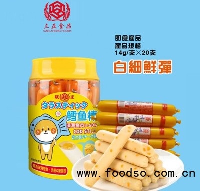 三正食品鱈魚棒芝士味14克