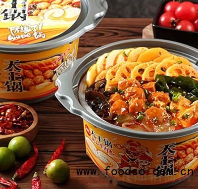 伴簡主義潮汕牛肉丸自熱火