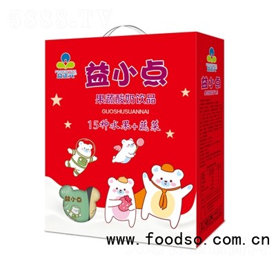 益正元益小點果蔬酸奶飲品