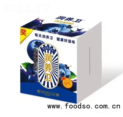 潤養(yǎng)衛(wèi)果汁飲料藍(lán)莓汁1.25L×6招商代理