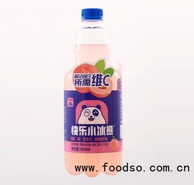 快樂(lè)小冰熊白桃味膳食纖維