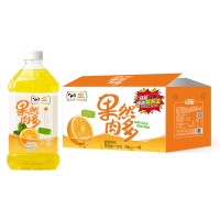 浩明果然肉多蜂蜜橙汁復(fù)合果汁飲料箱裝招商1L×12瓶
