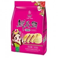 東巴客鮮花餅玫瑰味休閑糕